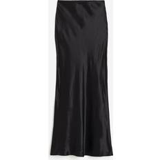 Skirts H&M Satin Maxi Skirt - Black