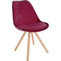 CLP Sofia Burgundy/Red/Natural Silla de Cocina 81cm