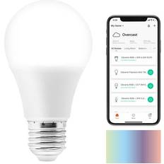 Cleverio Smart E27 RGB LED-lampa 806 lm