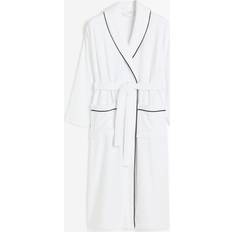 H&M Robes H&M Velour dressing gown White