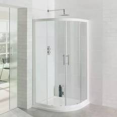 White Shower Cabin Eastbrook Vantage Quadrant