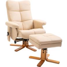 Draaibaar Fauteuils Homcom Massage Fauteuil 80 cm x 86 cm x 99 cm