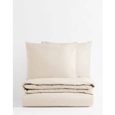 Textiles H&M Cotton double/king Duvet Cover Beige