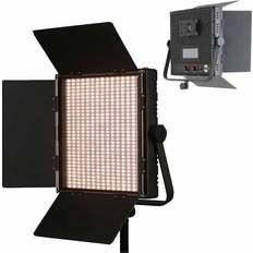 Lighting & Studio Equipment PyxelStudio Led panel video light 62w bi-colour 1024pcs dimmable v-mount plate photography