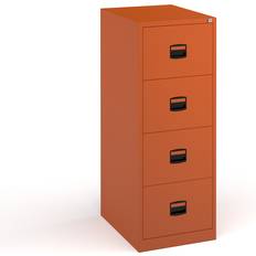 Orange Storage Cabinets Dams International Steel 4 Contract Filing Storage Cabinet