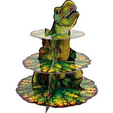 360 Degrees Muffinsstativ Dinosaurer Kagedekoration