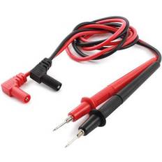 Multimeter probe Uxcell 2pcs Black Red Multimeter Meter Test Lead Probe 4mm Banana Connector 1000V 80cm 21mm