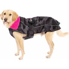 Best Pull Buoys Dryrobe Dog Black Camo & Pink Grey