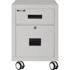 Safes & Lockboxes Fireking 18"W Vertical 2-Drawer Mobile Fireproof File