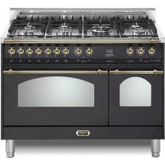 Electric Ovens - Stainless Steel Gas Ranges Lofra Dolcevita Dual Fuel Stainless Steel, Black, Yellow