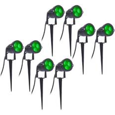 Green Ground Lighting Tlily 8Pcs LED Garden 3W Ground Lighting