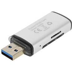 Memory Card Readers LINQ Micro-sd and sd card reader usb 5gbps transfer rate u3062 grey