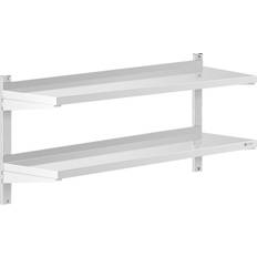 Blue - Steel Wall Shelves Royal Catering commercial kitchen Wall Shelf 120cm