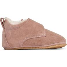 Rosa Lær-å-gå-sko Wheat Leder-Krabbelschuhe Mit Futter Taj Dusty Rouge Leder-Krabbelschuhe