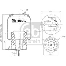 Intercoolers FEBI BILSTEIN 37461 Manguitos de Radiador a la izquierda arriba EPDM 3 Compact