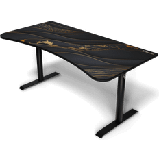 Arozzi Arena Gaming Desk - Black Gold