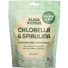 Aliga Aqtive Chlorella & Spirulina Pulver 200 g.