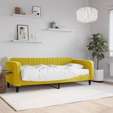 VidaXL Divani vidaXL Letto Con Materasso Giallo 90x200 cm Divano 200cm