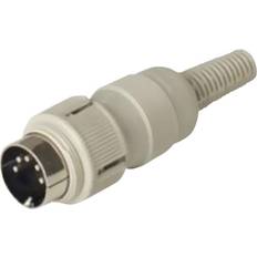 Man Horlogebanden Hirschmann 930 965-517-1 DIN-connector Stekker, recht Aantal polen: 5 Grijs 1 stuk(s)