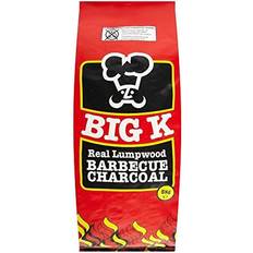Charcoal Big K BBQ Barbecue Summer Natural Lumpwood Charcoal, 5kg