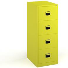 Yellow Storage Cabinets Dams International Steel 4 Contract Filing Storage Cabinet