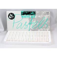 White Crayons Jakar White Pastels 12-pack