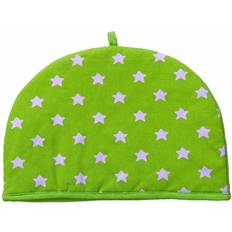 Vert Théières Homescapes Cosy Double Stars Green Warmer Teapot