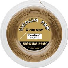 Badminton Signum pro Saitenrolle Firestorm 200m Gold metallic, 0255180242600006