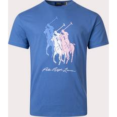 Tshirt pony Polo Ralph Lauren Classic Fit Big Pony Jersey T-shirt - Nimes Blue