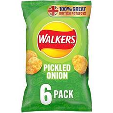 Aperitivos Walkers Pickled Onion Multipack Crisps, 6