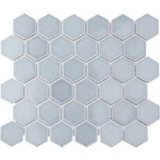 Merola Tile Affinity Tile FPLH2 Hudson Due 2" Hexagon Geometric Mosaic Tile Glossy