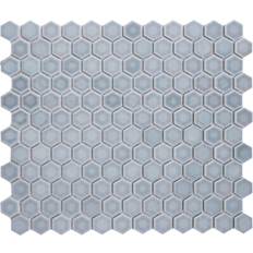 Porcelain Mosaic Tiles Merola Tile "Merola Tile Hudson 1"" 1"" Porcelain Honeycomb Mosaic Wall & Tile Wayfair"