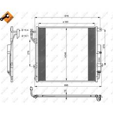 Climatiseurs NRF Condenseur (climatisation) 350220