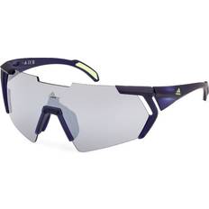 Solglasögon adidas AERO solglasögon, 0092c Blue/Annat/Smoke Mirro, Taille unique