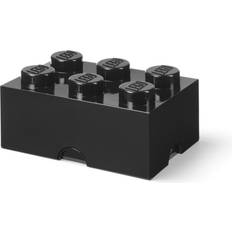 Black Storage Boxes Kid's Room LEGO Storage Brick 6 Red
