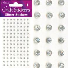 Oaktree UK Ltd Glitter Gems 4mm Silver