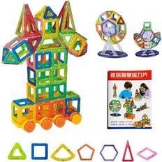 Northix Magnetic Building Parts A perfect gift for children 224 pcs