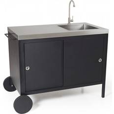 Udekøkken med vask Brafab Coldstream Outdoor Kitchen Med Kran Og Vask Sort