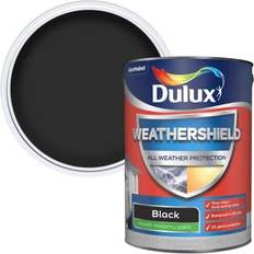 Dulux Black - Outdoor Use Paint Dulux Weathershield All Weather Purpose Smooth Metal Paint Black