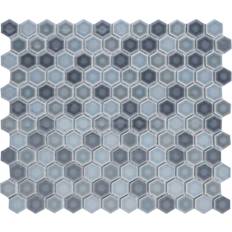 Tiles Merola Tile "Merola Tile Hudson 1"" 1"" Porcelain Honeycomb Mosaic Wall & Floor Tile Porcelain Wayfair"