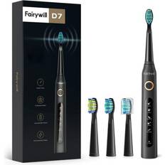 Sonic Electric Toothbrush USB Fast Charge 5 Modes 4 Heads