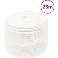 Barcos de goma vidaXL Cuerda de barco polipropileno blanco intenso 12 mm 25 m