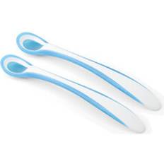 Barn- & Babytillbehör Nuvita Skedar EasyEating 2-pack Blå