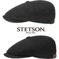 Cachemire Casquettes Stetson Casquette Hatteras Noir - Anthracite