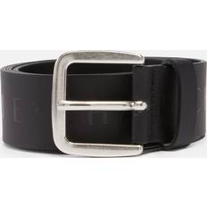 Armani Exchange Repeat Logo Belt - Black