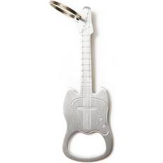 Kikkerland Guitar Keychain - Silver