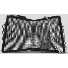 Karl Lagerfeld K/seven Element Rhinestone Nano Bag, Woman, Black, Size: One size One size