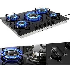 Encimeras Arebos Gas Hob 5 Burners 70cm