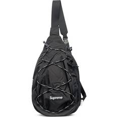 Laptop/Tablet Compartment - Unisex Crossbody Bags Supreme logo-patch sling bag unisex Nylon One Size Black