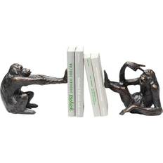 Kare Design Bogstøtte Monkey 2 Sæt Med 2 Stk Dekorationsfigur 2stk